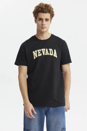 Polera Hombre Regular Fit City Negro