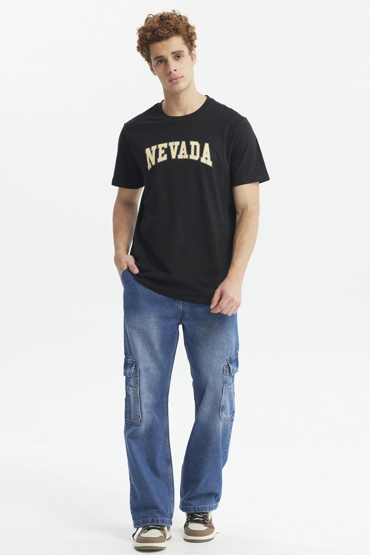 Polera Hombre Regular Fit City Negro