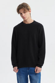 Sweater Hombre Slim Juvenil Negro