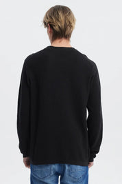 Sweater Hombre Slim Juvenil Negro