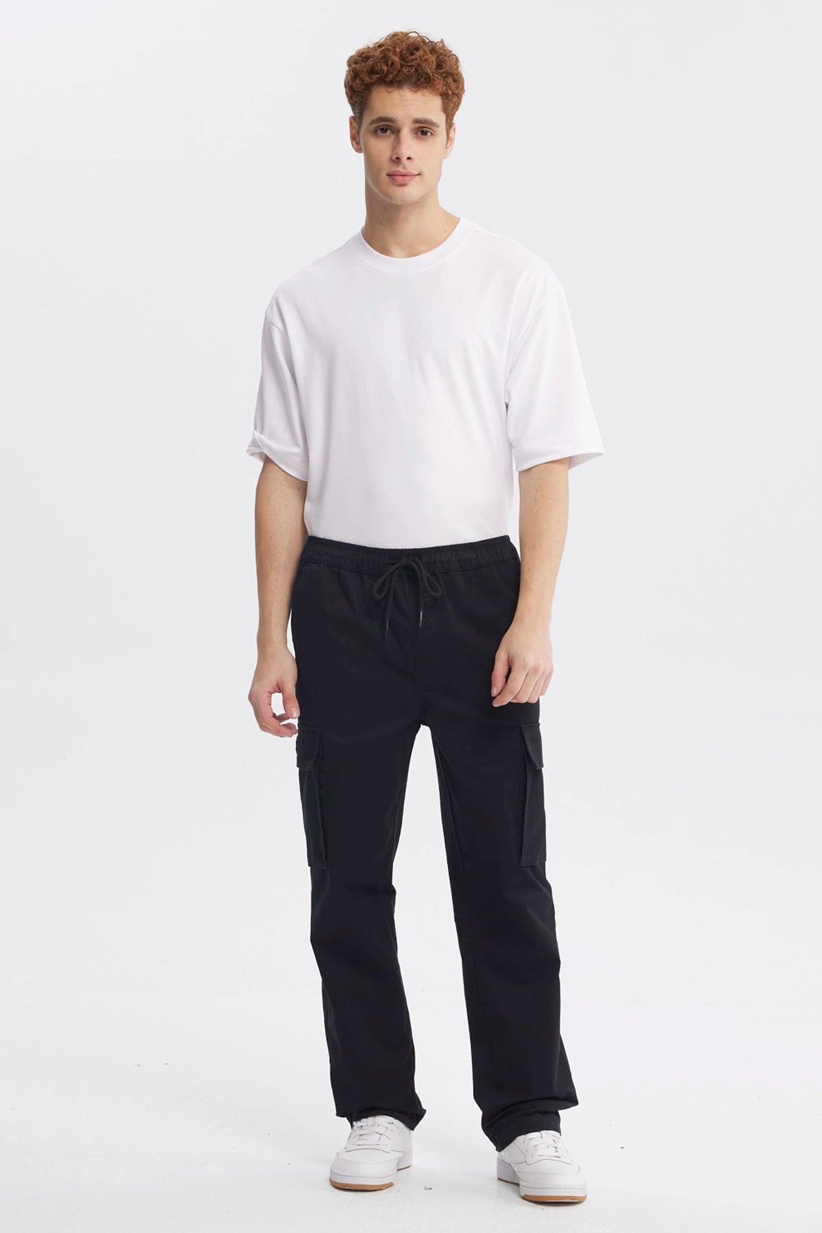 Pantalón Hombre Juvenil Calce Recto Negro