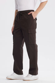 Pantalón Hombre Juvenil Calce Recto Chocolate