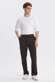 Pantalón Hombre Juvenil Calce Recto Chocolate