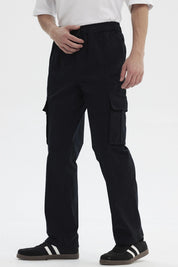 Pantalón Hombre Juvenil Calce Recto Negro