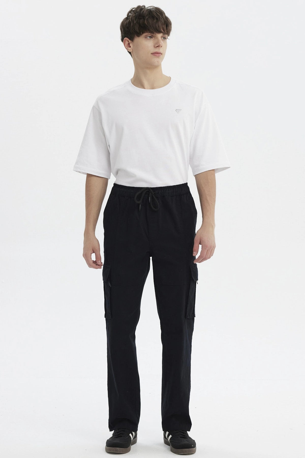 Pantalón Hombre Juvenil Calce Recto Negro