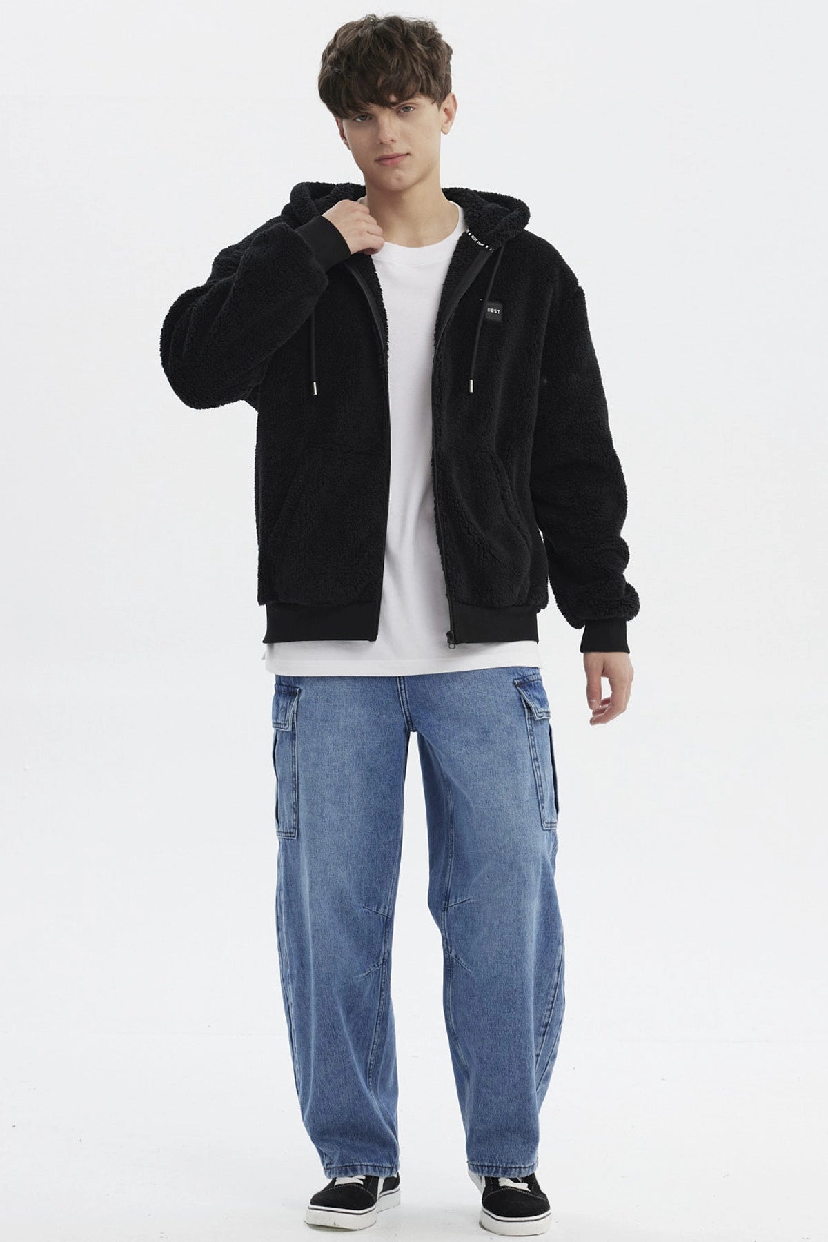 Polar Hombre Juvenil Slim Negro