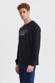 Polera Hombre Slim Negro