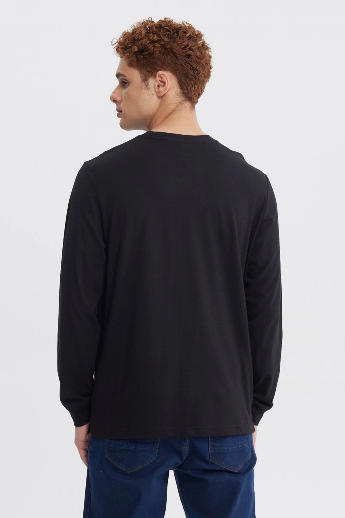 Polera Hombre Slim Negro