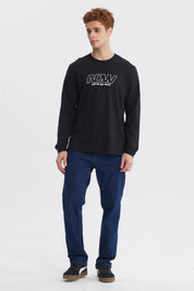 Polera Hombre Slim Negro