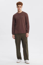 Polera Hombre Slim Chocolate