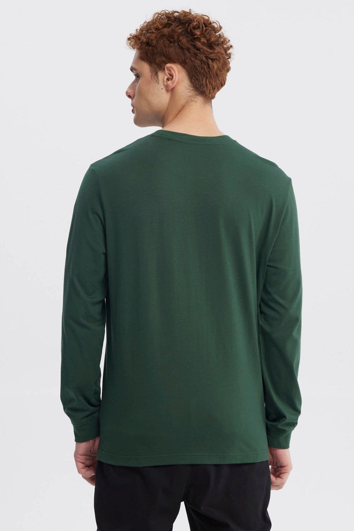 Polera Hombre Slim Verde