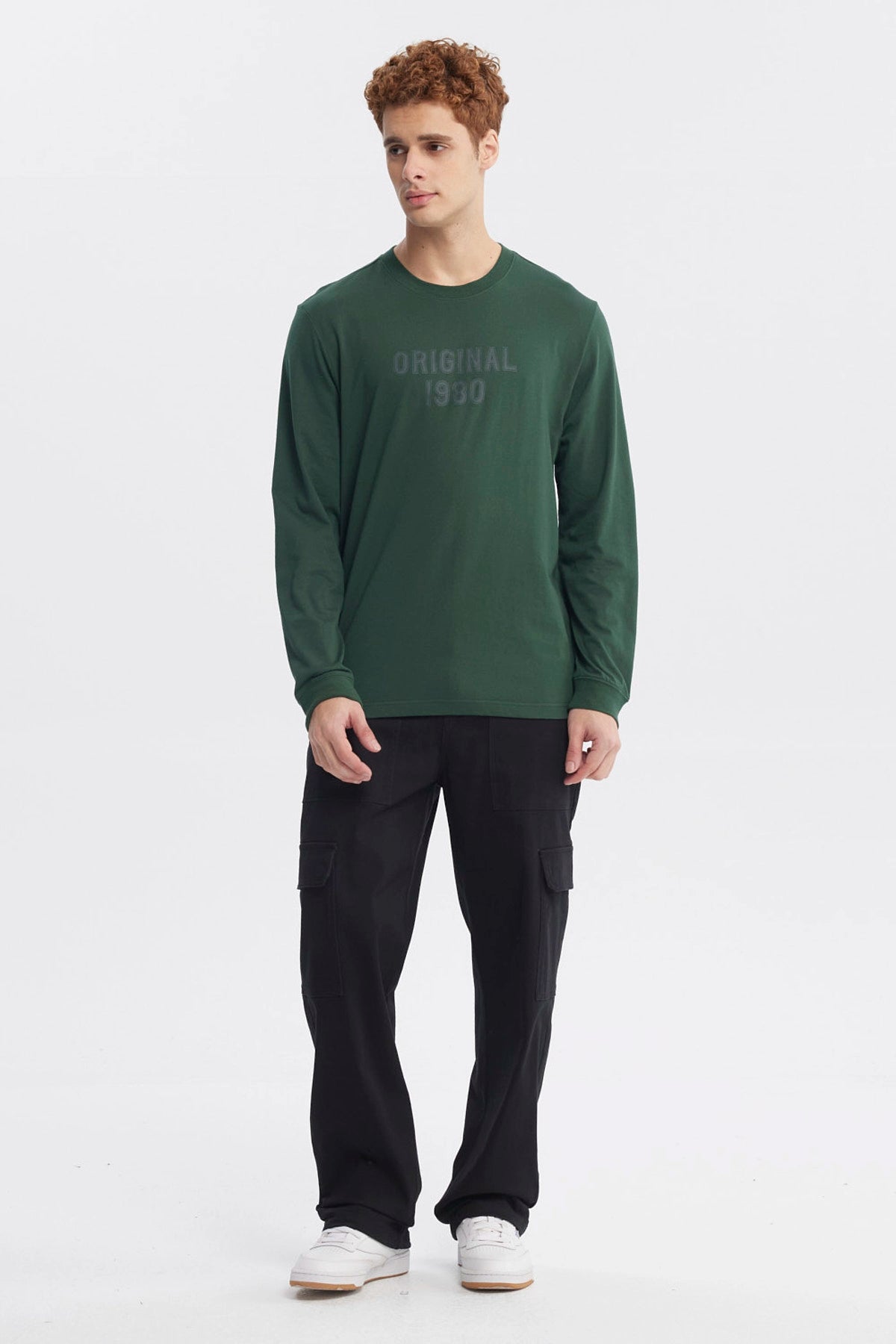 Polera Hombre Slim Verde