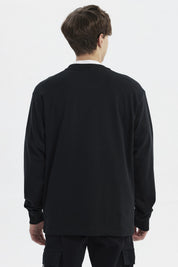 Polera Hombre Slim Negro