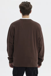 Polera Hombre Slim Chocolate