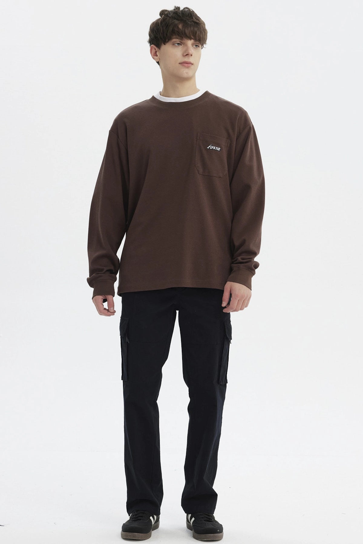 Polera Hombre Slim Chocolate