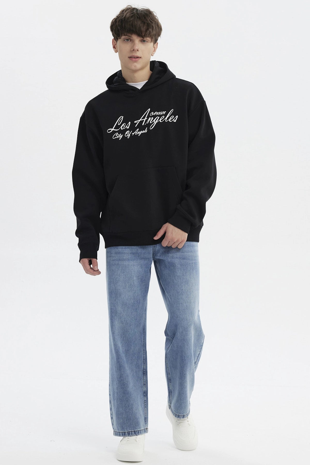 Polerón Hombre Slim Negro