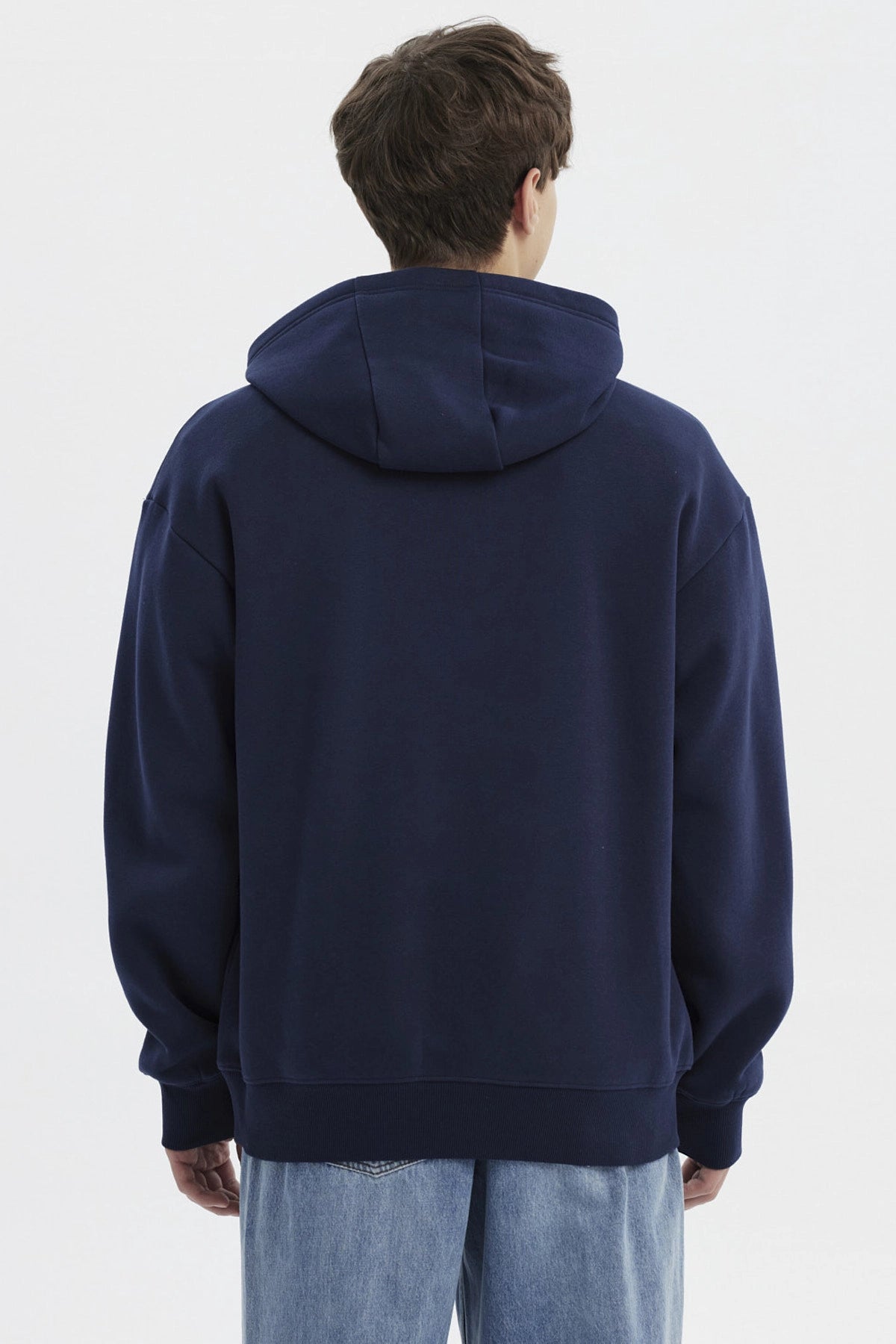 Polerón Hombre Slim Azul