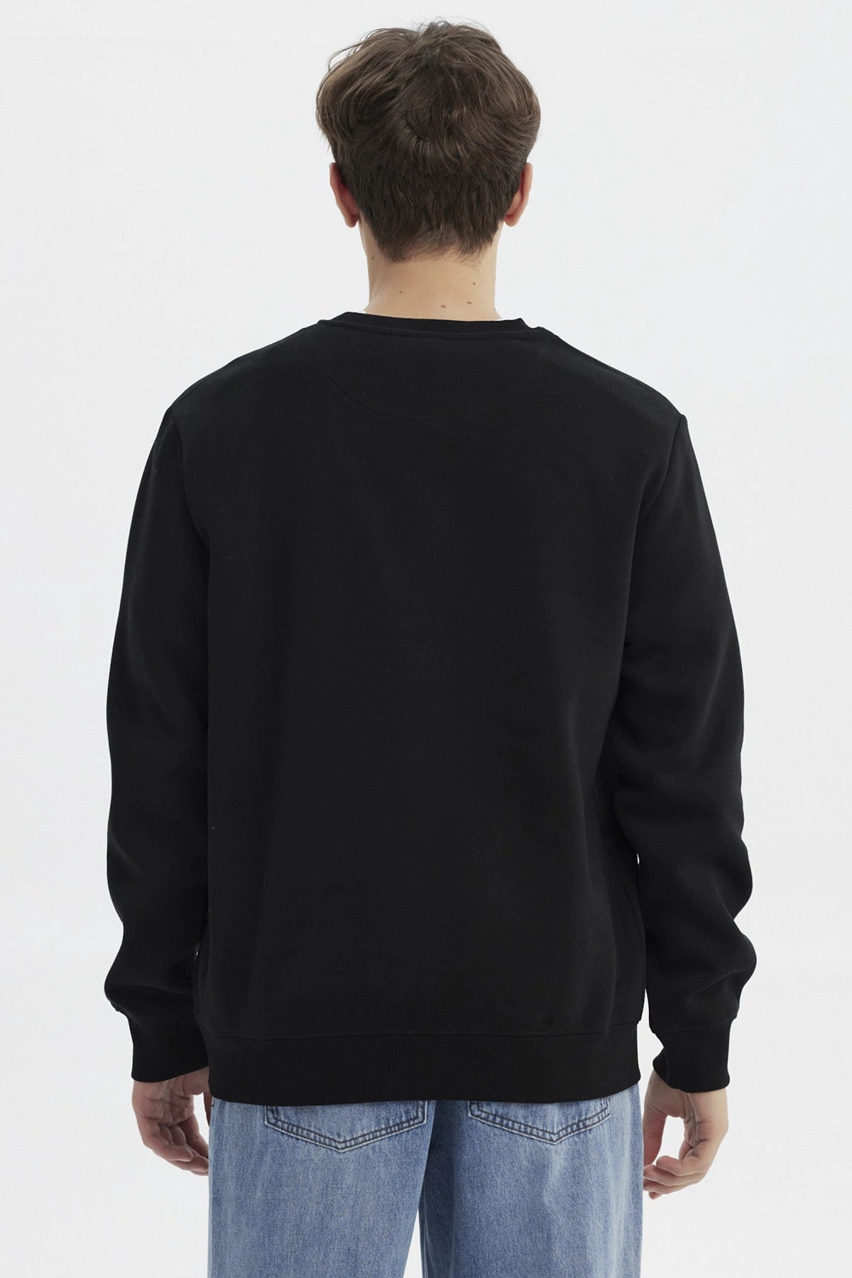 Polerón Hombre Slim Negro