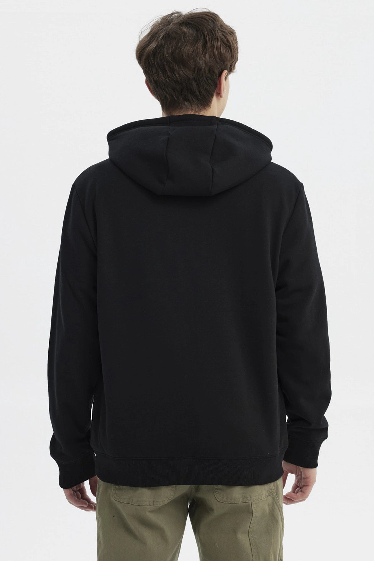 Polerón Hombre Slim Negro