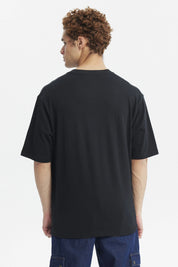 Polera Hombre Label Pecho Negro