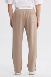 Pantalón Buzo Hombre Juvenil Calce Recto Beige