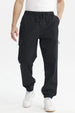 Pantalón Hombre Doble Bolsillo Cargo Negro