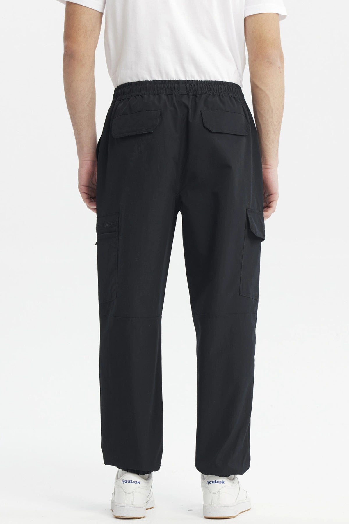 Pantalón Hombre Doble Bolsillo Cargo Negro