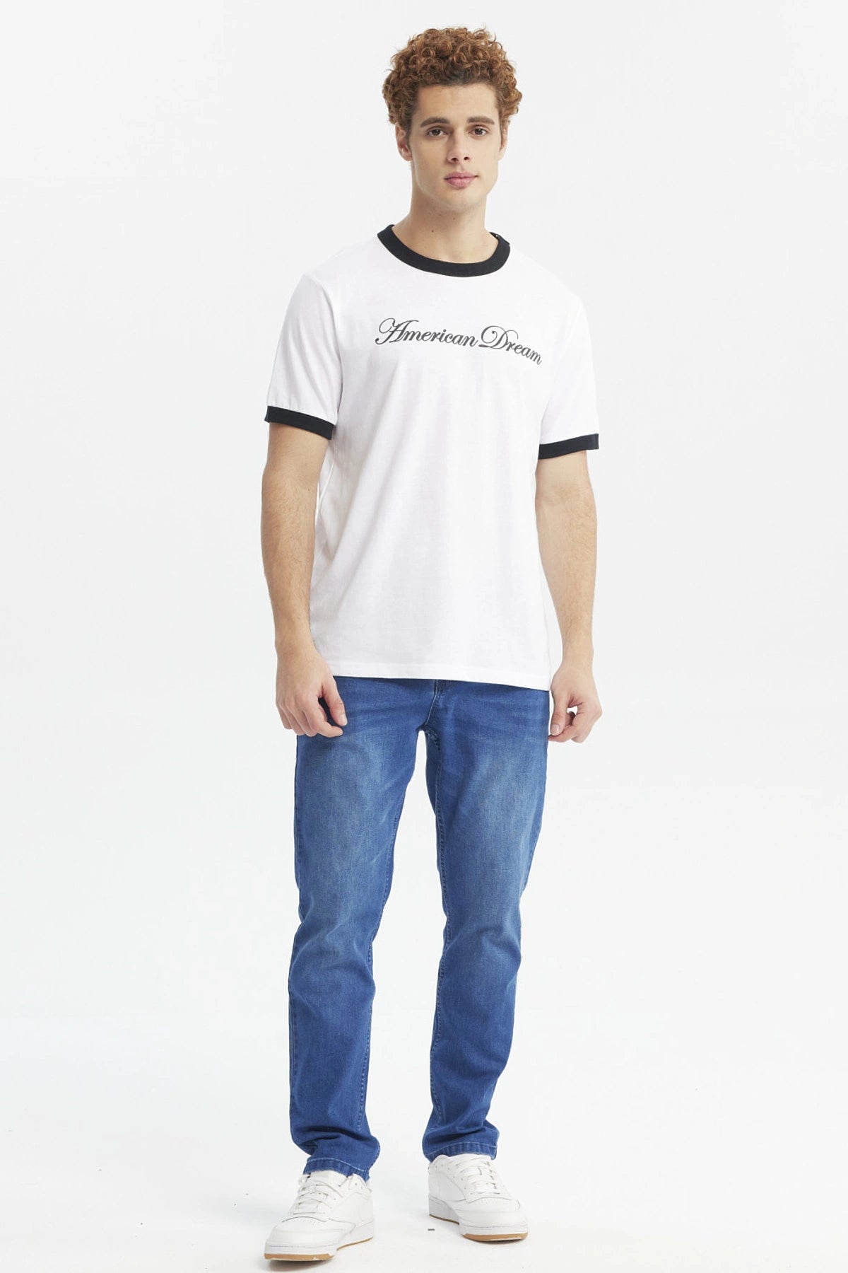Polera Hombre Slim Blanco