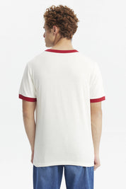 Polera Hombre Slim Crema