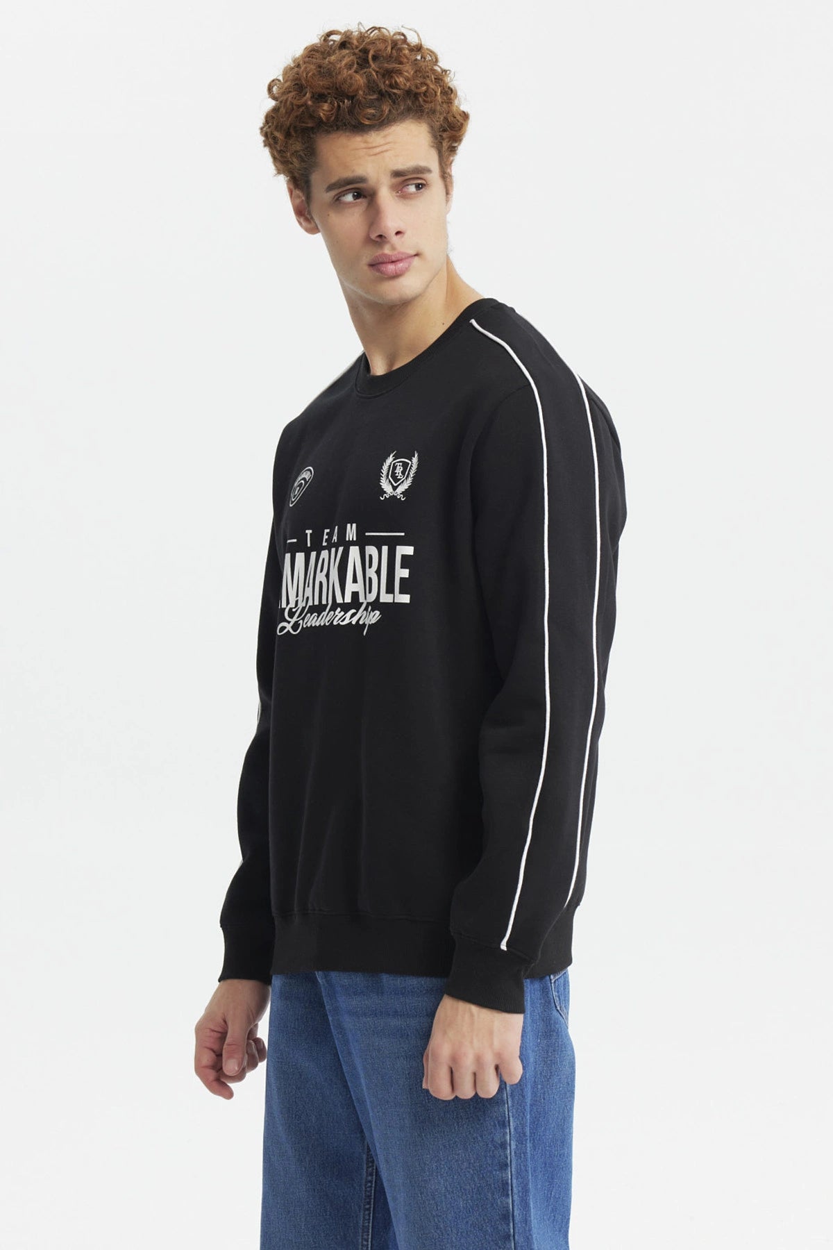 Polerón Hombre Oversize Negro