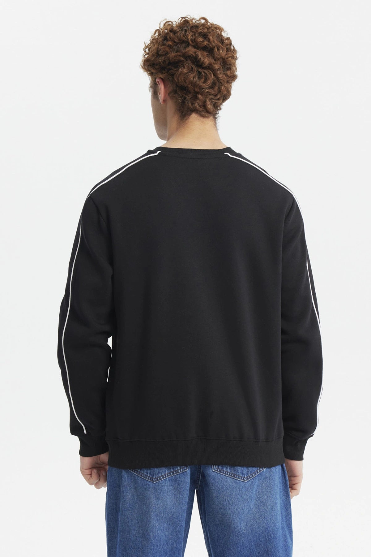 Polerón Hombre Oversize Negro