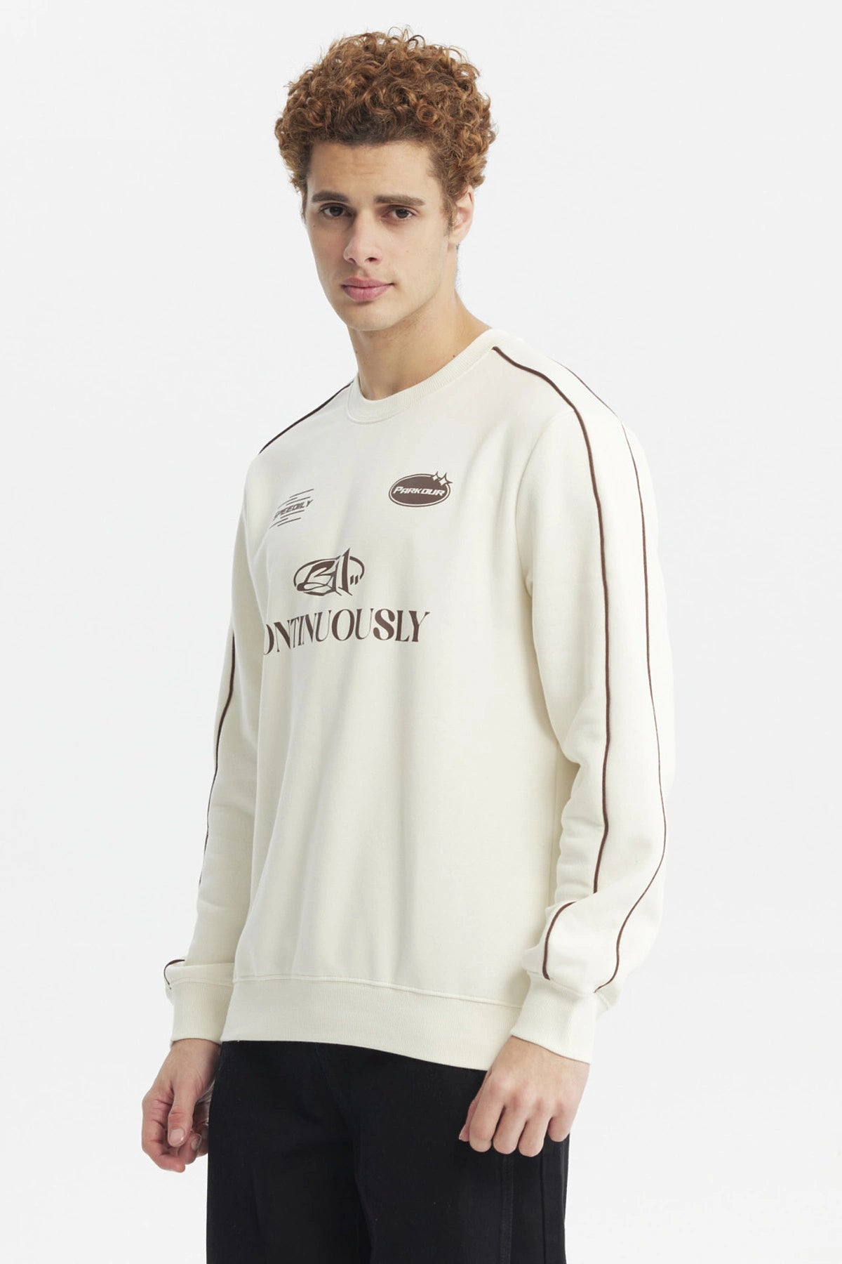 Polerón Hombre Oversize Beige