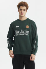 Polerón Hombre Oversize Verde