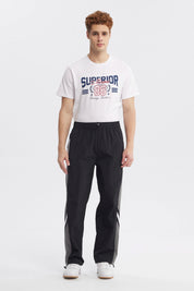 Pantalón Hombre Juvenil Calce Recto Negro