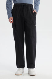 Pantalón Hombre Juvenil Calce Recto Negro