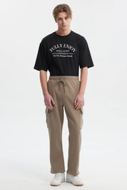 Pantalón Hombre Juvenil Calce Recto Café