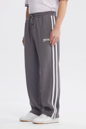 Pantalón Buzo Hombre Calce Recto Gris