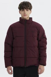 Parka Hombre Slim Reversible Burdeo