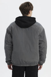 Chaqueta Hombre Slim Juvenil Gris Oscuro