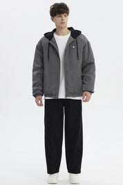 Chaqueta Hombre Slim Juvenil Gris Oscuro