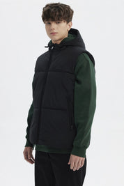 Parka Hombre Slim Negro