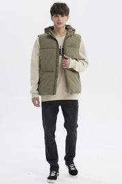 Parka Hombre Slim Verde Militar