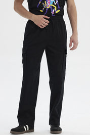 Pantalón Hombre Calce Recto Negro
