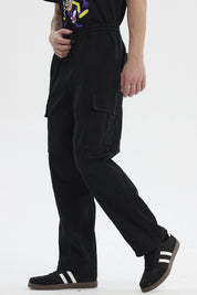 Pantalón Hombre Calce Recto Negro