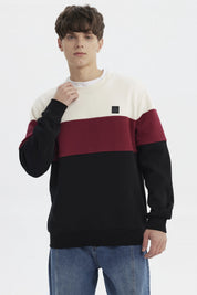 Polerón Hombre Slim Burdeo