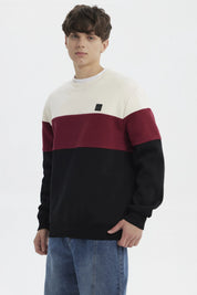 Polerón Hombre Slim Burdeo