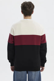 Polerón Hombre Slim Burdeo