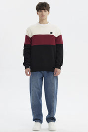 Polerón Hombre Slim Burdeo