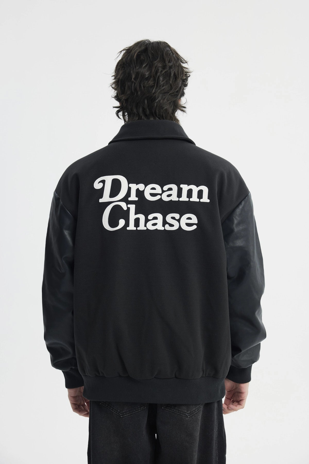Chaqueta Hombre Cuello Camisero Negro