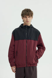 Chaqueta Hombre Oversize Burdeo
